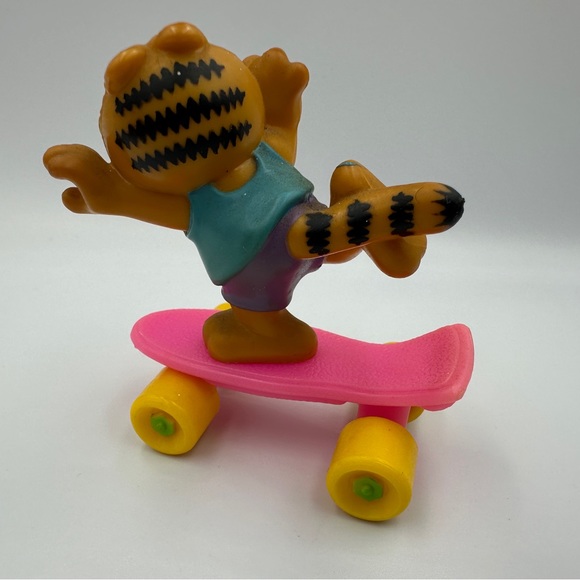 Lot of 3 Vintage Garfield McDonald's 1988 Toy Figure Collectible Happy Meal Toys - Picture 9 of 9